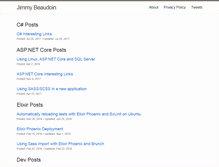 Tablet Screenshot of jimmy-beaudoin.com